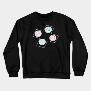 PS games console buttons station Crewneck Sweatshirt